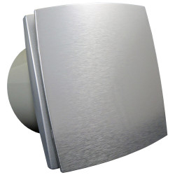 Вентилатор за баня с алуминиев преден панел без допълнителни функции Ø 150 мм, икономичен и тих