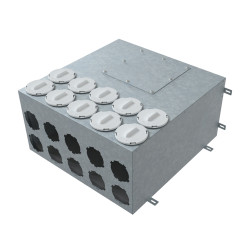Метална разпределителна кутия за връзка Flexitech Ø 90 mm с 10 извода MADB 2200