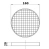 Резервна кръгла филтърна вложка за тръби Ø 160 мм