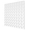 Grila de ventilație pentru tavane false din plastic de înaltă calitate 595x595 mm, alb