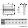 Ventilator de baie Dalap 100 LEA ZW cu jaluzele automate, timer și senzor de umiditate, Ø 100 mm