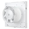 Ventilator de baie Dalap 150 LEA Z cu jaluzele automate și timer, Ø 150 mm