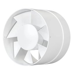 Ventilator mic in conducte Dalap 125 DAN 12 V pentru medii umede, conic, Ø 125 mm