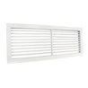 Grilă de ventilație metalică Dalap GMAS cu reglaj 600x200 mm, alb