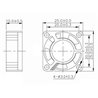 Малък вентилатор за компютърна техника Dalap SAF 5V DC, 25x25x10 мм, 7000 об./мин.