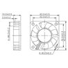 Малък вентилатор зa компютърна техника Dalap SAF 12V DC, 40x40x10 мм, 4200 об./ мин.