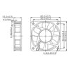 Малък вентилатор за компютърна техника Dalap SAF 24V DC, 60x60x15 мм, 3900 об,/ мин.