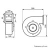 Ventilator radial Dalap SKT ALU 140E Aluminium, Ø 140 mm, 550 m³/ora