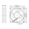 Малък вентилатор за компютърна техника Dalap SAF 5V DC, 80x80x20 мм, 3000 об./мин.