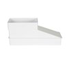 Reducție PVC pentru conducte rectangulare 204x60 mm / 110x55 mm