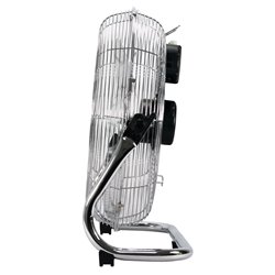 Ventilator de podea în finisaj crom, Ø 45 cm