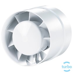 Ventilator mic în conductă îngustat cu putere mai mare Ø 125 mm