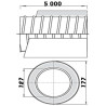 Гъвкава кръгла тръба с изолация до 140°C Ø 125 мм, дължина 5000 мм