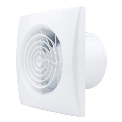 Безшумен вентилатор за баня с пластмасов възвратен клапан Ø 125 мм