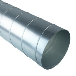 Плътна метална тръба Ø 150 мм до 100 °C, дължина 1000 мм