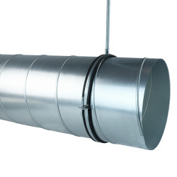 ТВЪРДА МЕТАЛНА ТРЪБА - Ø 250 mm, ДО 100 °C, ДЪЛЖИНА 1000 mm