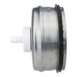 Отводнител на кондензат Dalap OUTLET 100 с изпускателен отвор и уплътнителна гума за метални тръби, Ø 100 мм