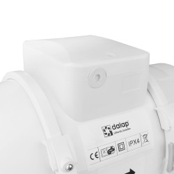 Пластмасов аксиален тръбен вентилатор с таймер Ø 125 мм