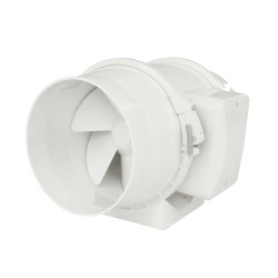Пластмасов аксиален тръбен вентилатор с таймер Ø 125 мм