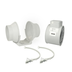 Професионален тръбен вентилатор с таймер  Ø 160 мм