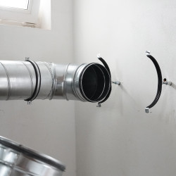 Скоба за въздуховод с гумено уплътнение Ø 160 мм