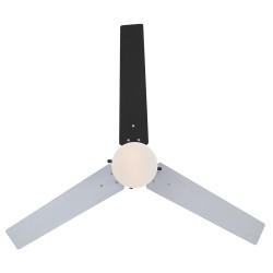 Таванен вентилатор Westinghouse RIVERTON 73165, Ø 132 см, сребрист, с осветление