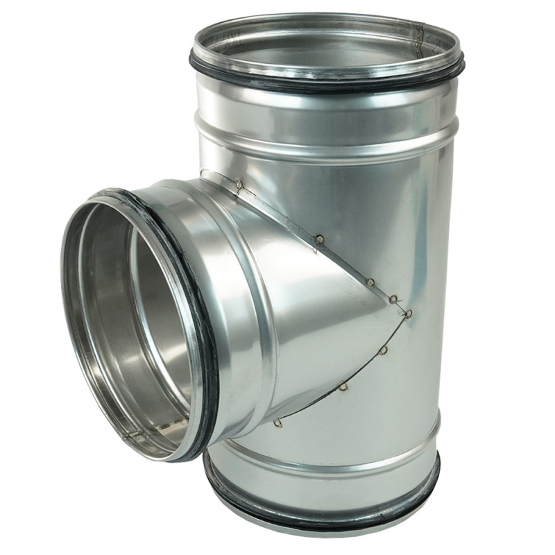 МетaлноТ-образно разклонение Dalap TMI-O с уплътнителна гума, Ø 150 / Ø 150 мм