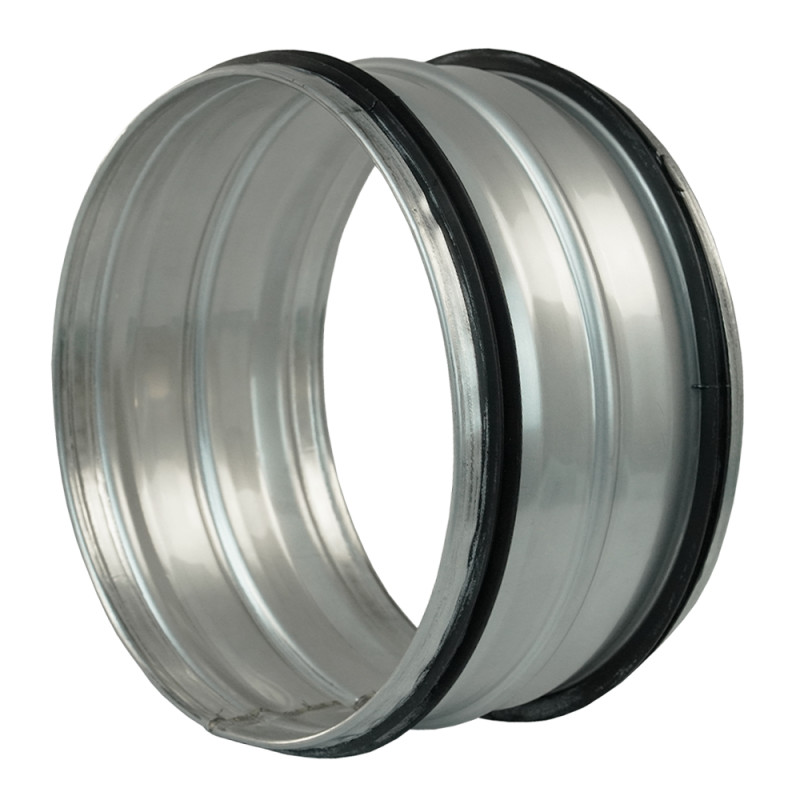 Неръждаемо вътрешно съединение Dalap PMI-O с уплътнителна гума за тръби, Ø 100 мм