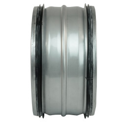 Неръждаемо вътрешно съединение Dalap PMI-O с уплътнителна гума за тръби, Ø 150 мм