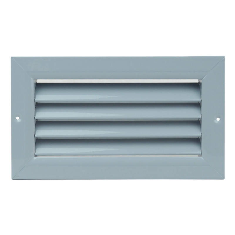 Сива вентилационна решетка от висококачествен екструдиран алуминий 200x100 мм
