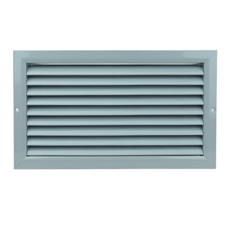 Сива вентилационна решетка от висококачествен екструдиран алуминий 250x200 мм