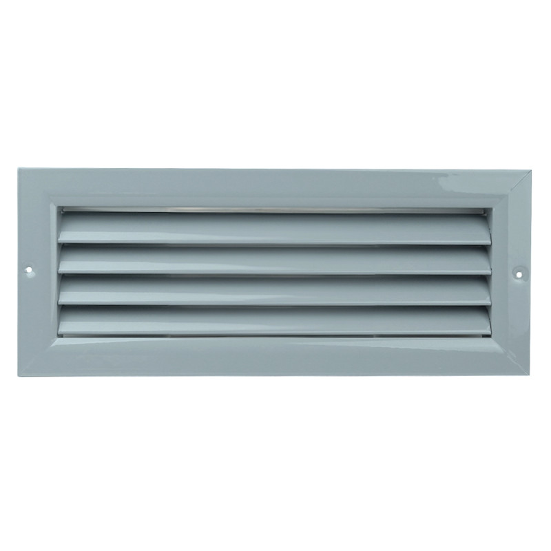 Сива вентилационна решетка от висококачествен екструдиран алуминий 300x100 мм