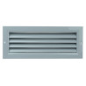 Сива вентилационна решетка от висококачествен екструдиран алуминий 300x100 мм