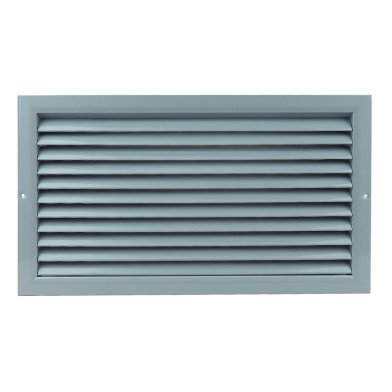 Сива вентилационна решетка от висококачествен екструдиран алуминий 450x250 мм