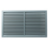 Подсилена сива вентилационна решетка от висококачествен екструдиран алуминий 700x400 мм