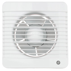 Вентилатор за баня с таймер и датчик за влажност Ø 100 мм, по-мощен мотор