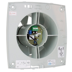 Вентилатор за баня на 12V с алуминиев преден панел за много влажна среда Ø 100 мм