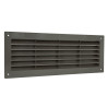 Кафява вентилационна PVC решетка за врата 368x130 мм