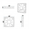 T404 - Ventilátor 12V/40x40x10 (5000 ot/min)Brushless 