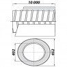 Гъвкава кръгла тръба с изолация Ø 400 мм до 140 °C, дължина 10000 мм