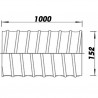 Кръгла въздуховодна тръба, гъвкава до 150°C Ø 150 мм, дължина 1000 мм