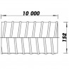 Кръгла въздуховодна тръба, гъвкава до 150°C Ø 150 мм, дължина 10000 мм