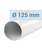 PVC кръгли въздуховоди Ø 125 мм